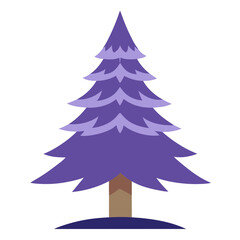 Obraz premium christmas tree illustration