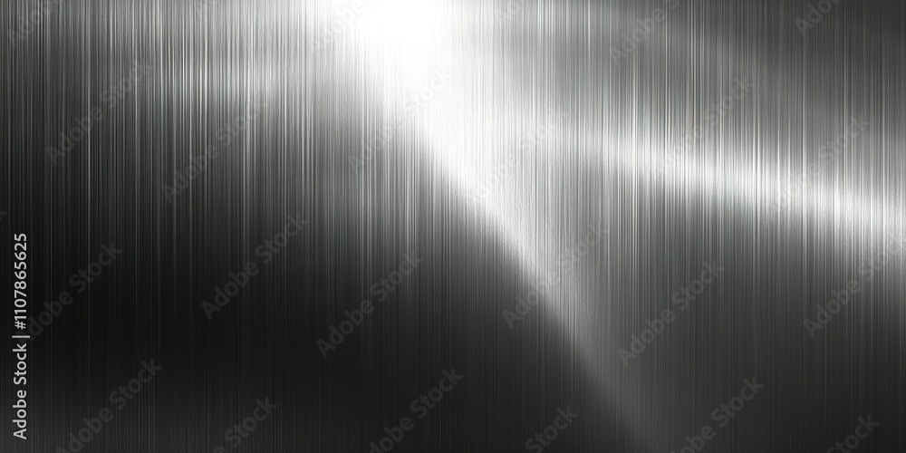 Poster abstract metallic surface with subtle texture and reflective qualities in a monochromatic style