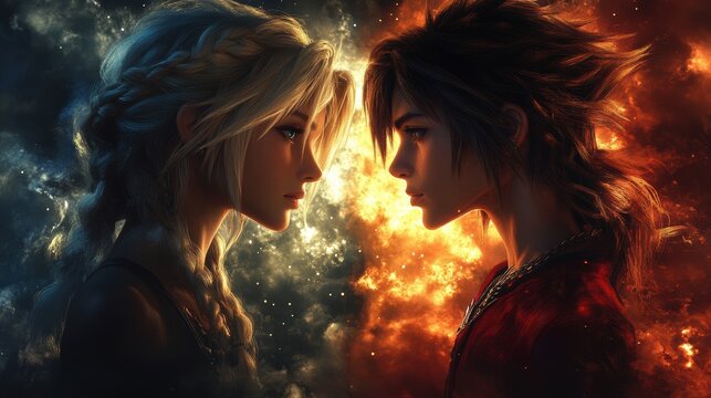 epic dramatic personalities wallpaper key visuals and aesthetics of kingdom heart