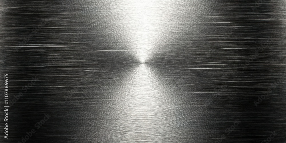 Poster metallic texture with smooth gradient and reflective surface in neutral tones