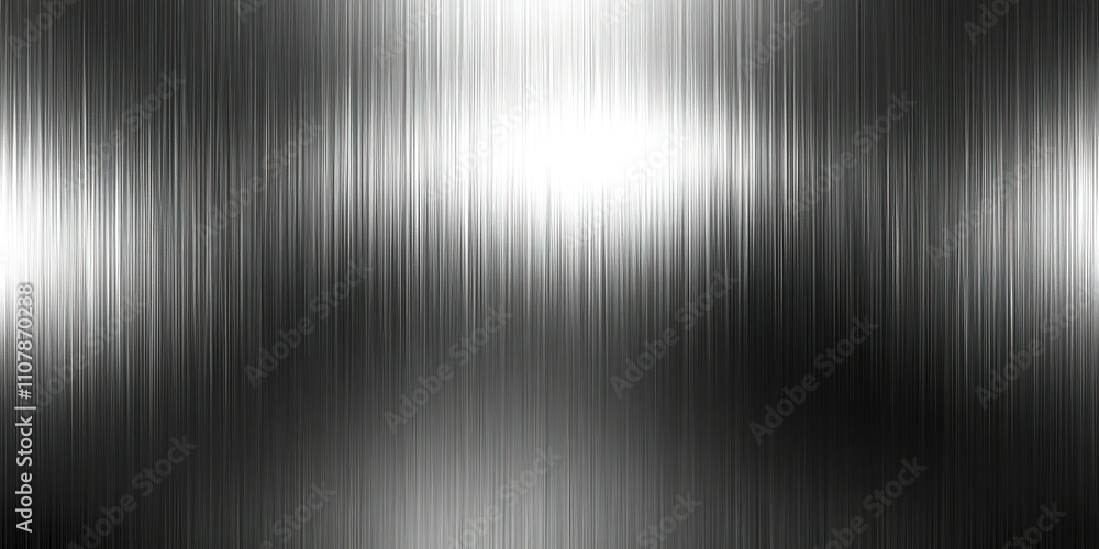 Poster textured metallic surface with a subtle brushed appearance and soft reflections of light in a sleek,