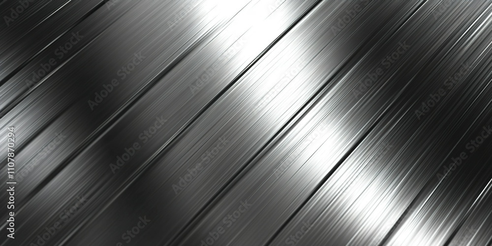 Poster metallic surface with smooth texture reflecting light in a modern industrial setting