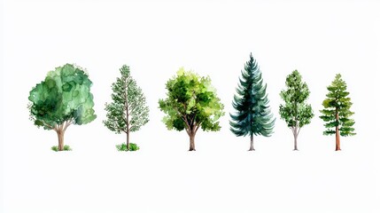 Obraz premium In sustainable urban planning, trees and buildings are drawn in harmony.