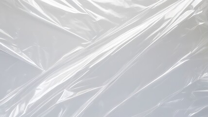Obraz premium wrap of transparent plastic film over a textured background