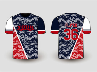 Sports gear template mockup is a perfect fit for all sports. The designs that go on casual wear, shirts, fashion apparel, and all kinds of team uniform