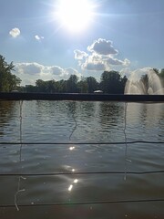 lake and mountains