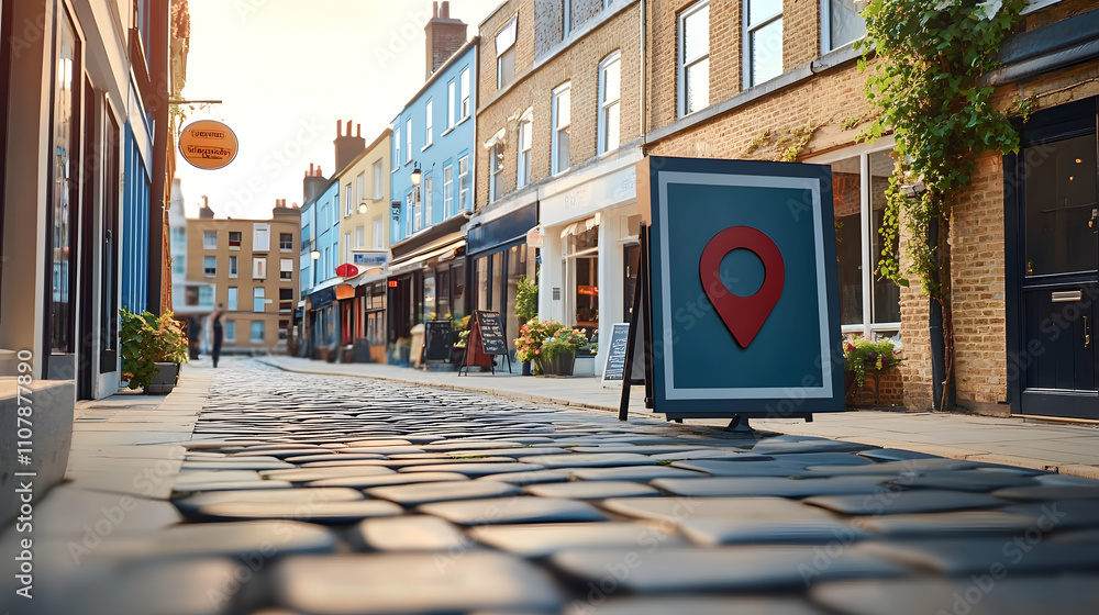 Poster local seo optimization for businesses, local seo optimization for businesses with an image showing m