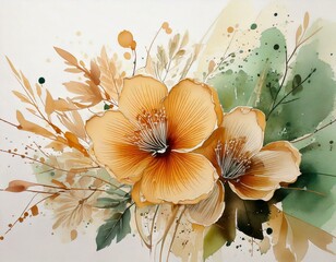 fiori colori caldi