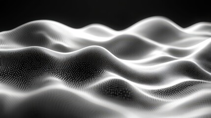 Obraz premium loop animation of flowing lines 3d rendering