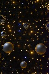  Décorations dorées du sapin de Noël