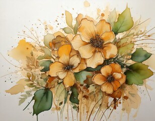 fiori colori caldi