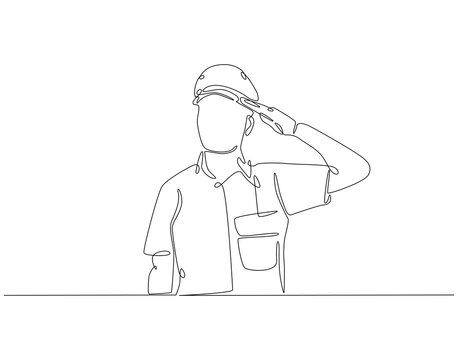 recommend clip art: Continuous one line drawing of soldier salute. One line drawing illustration of soldier salute for remembrance. Remembrance day concept single line. Editable outline