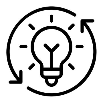 rethink line icon