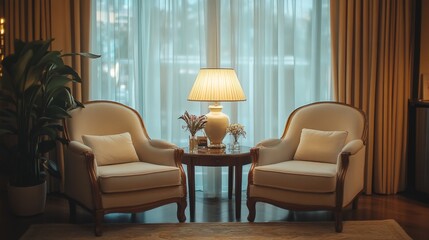 Cozy Living Room Seating Arrangement