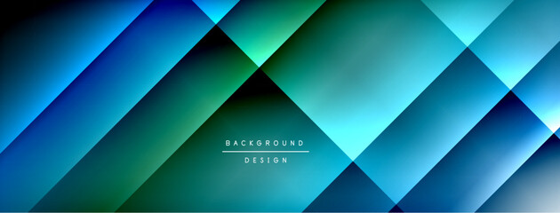 Fototapeta premium Colorful gradient with lines made of shadow and light. Creative background