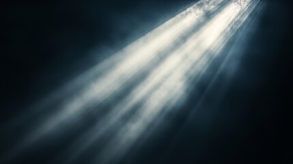 Obraz premium Mystical Light Rays in Darkness