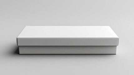 Naklejka premium packaging box and white background 3d rendering