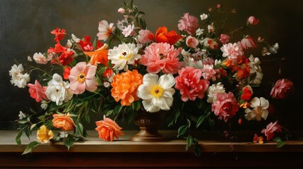 Obraz premium Vibrant Floral Arrangement