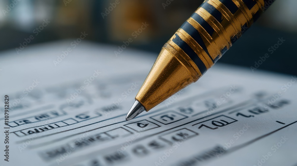 Poster questionnaire with checkboxes filling survey form online answer questions of tes
