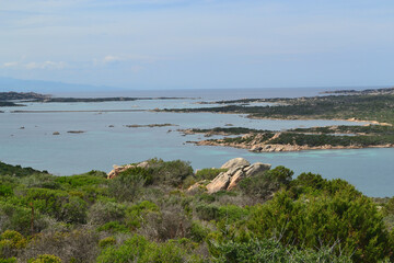 Panorama di Caprera da Poggio Baccà