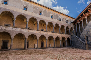 Fototapeta premium Bracciano, Italy. The Orsini-Odescalchi Castle, also known as Bracciano Castle