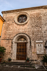 Naklejka premium Isernia. Molise. The Church of S. Francesco 1024