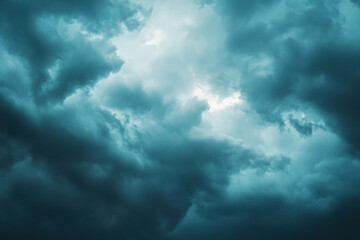 Dark, moody clouds fill the sky, suggesting an impending storm or atmospheric change.