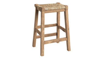 Modern transparent bar chair in minimalist background setting home decor