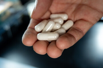 A Handful of Large White Pills