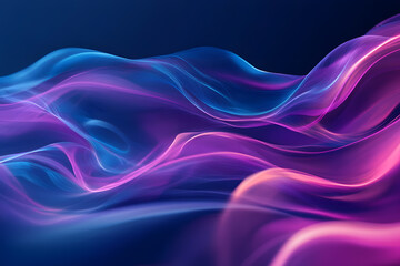 Fototapeta premium Glowing Abstract Design with Dynamic Energy and Digital Motion