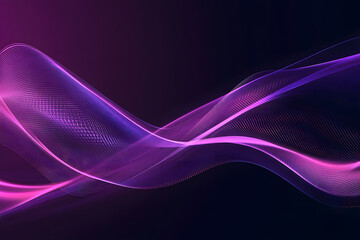 Fototapeta premium Glowing Abstract Design with Dynamic Energy and Digital Motion