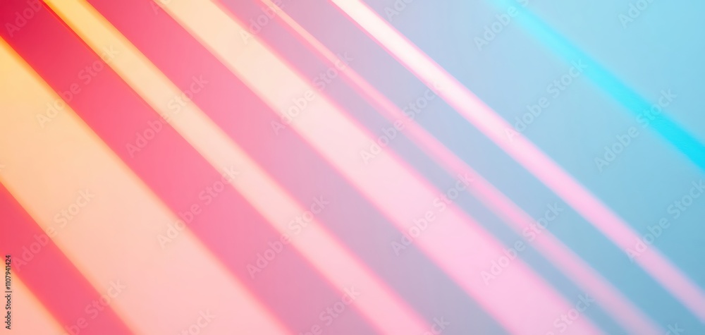 Poster colorful abstract background with vibrant diagonal lines for digital design projects.