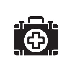 Fototapeta premium first and kid silhouette vector icon 