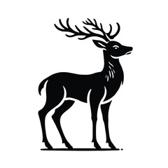 Fototapeta premium Deer Silhouette