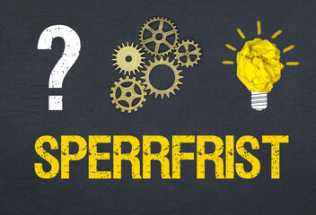 Sperrfrist	
