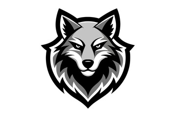 Obraz premium wolf head isolated on white