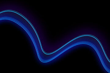 abstract blue wave