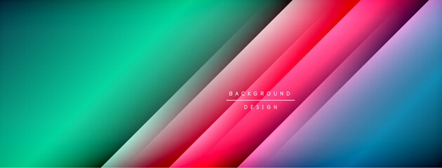 Fototapeta premium Light shadow lines dynamic gradient background