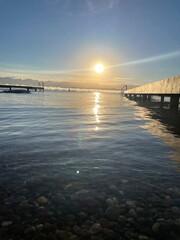 Obraz premium sunset over the sea