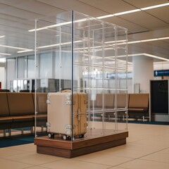 Travel Locker Image – Ideal for Adventure and Travel-Themed Design