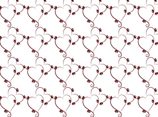 pattern, seamless, wallpaper, vector, flower