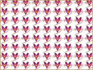 Printpattern, seamless, wallpaper, texture, vector, flower, floral, design, decoration, ornament, illustration, decor, art, textile, fabric, vintage, geometric, ornamental, tile, damask, pink, paper, 