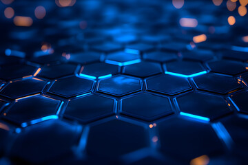 Obraz premium Glowing Abstract Design with Dynamic Energy and Digital Motion