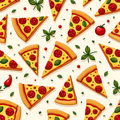 Each piece of pizza looks delicious.