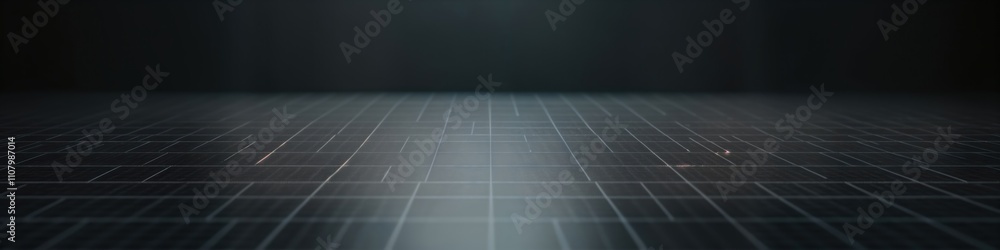 Aufkleber dark grey tech background. modern grid pattern. abstract design. minimalist style. dark color palett