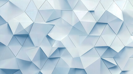 Abstract background composed of white isosceles triangles.