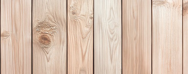 Fototapeta premium Light wood texture with soft grains, providing a fresh and natural look for 3D designs, flat design illustration