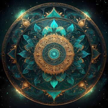Design Vorlage Hintergrund - Mandala