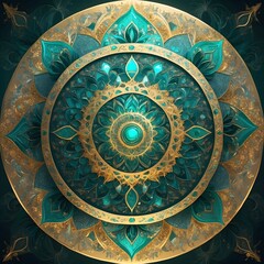 Naklejka premium Design Vorlage Hintergrund - Mandala