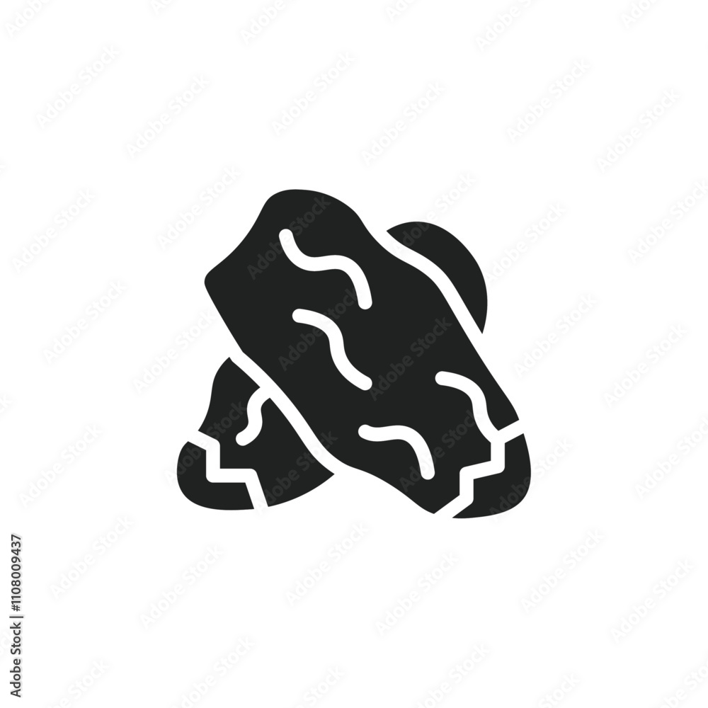 Poster arab date fruit icon web design in vector